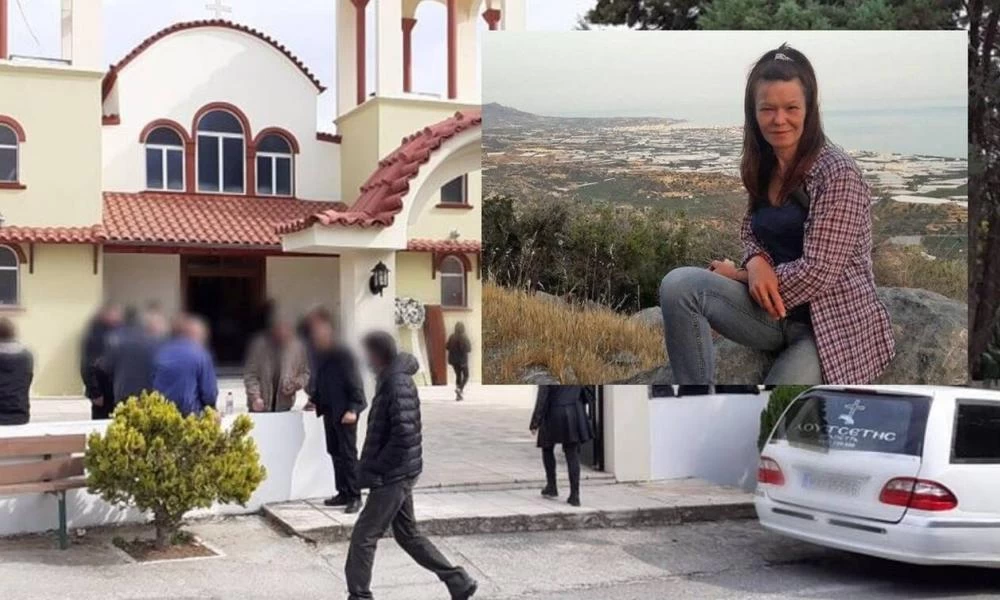 Ιεράπετρα: Θρήνος στην κηδεία της Νεκταρίας που δολοφονήθηκε